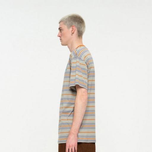 SANTA CRUZ Camiseta Tee Mini Beach Bum Hand Stripe Nickel Stripe [2]