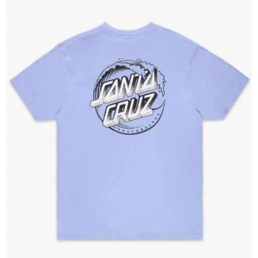 SANTA CRUZ Camiseta Tee Stipple Wave Iris Blue [0]