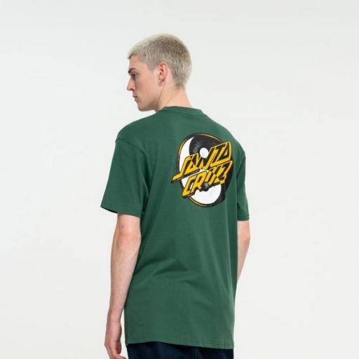 SANTA CRUZ Camiseta Yin Yang Dot T-Shirt Cedar [0]