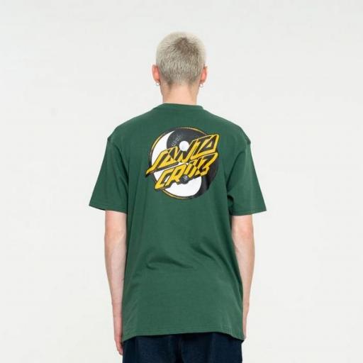 SANTA CRUZ Camiseta Yin Yang Dot T-Shirt Cedar [3]