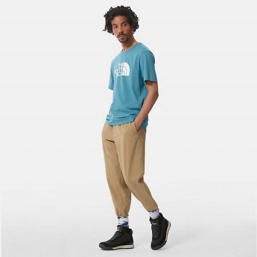 THE NORTH FACE Camiseta M S/S Easy Tee Storm Blue TNF White [2]