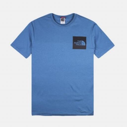 THE NORTH FACE Camiseta M S/S Fine Tee Banaff Blue [1]
