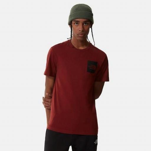 THE NORTH FACE Camiseta M S/S Fine Tee Brick House Red [1]