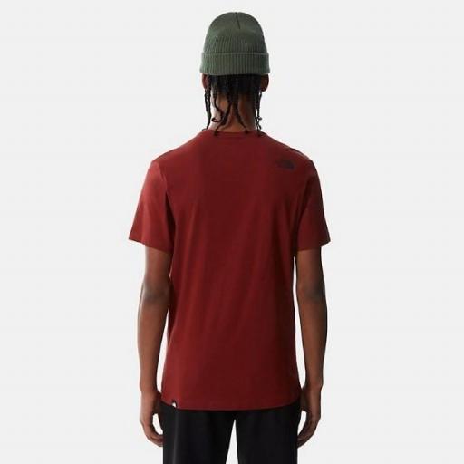 THE NORTH FACE Camiseta M S/S Fine Tee Brick House Red [0]