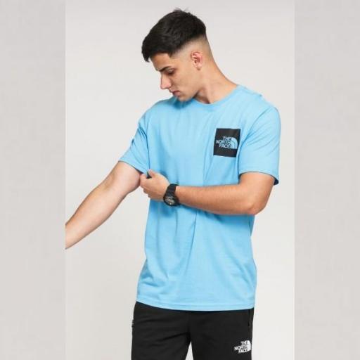 THE NORTH FACE Camiseta M S/S Fine Tee Ethereal Blue [0]