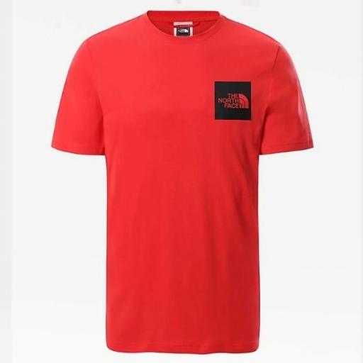 THE NORTH FACE Camiseta M S/S Fine Tee Horizon Red [3]