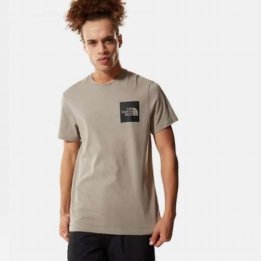 THE NORTH FACE Camiseta M S/S Fine Tee Mineral Grey [2]