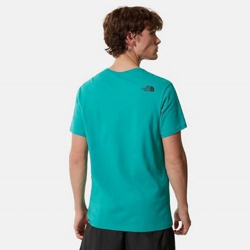 THE NORTH FACE Camiseta M S/S Fine Tee Porcelain Green [2]