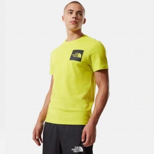 THE NORTH FACE Camiseta M S/S Fine Tee Spring Green [1]