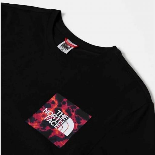 THE NORTH FACE Camiseta M S/S Fine Tee TNF Black Marble Camo Print [2]