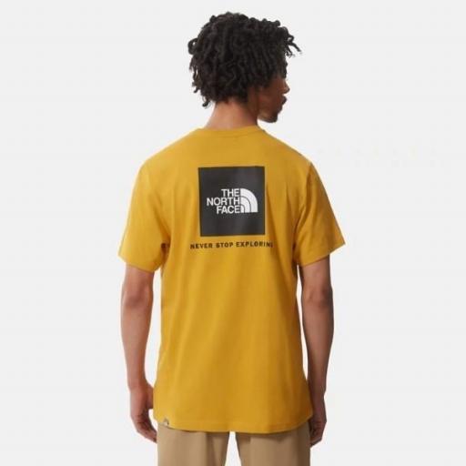THE NORTH FACE Camiseta M S/S Red Box Arrowwood Yellow