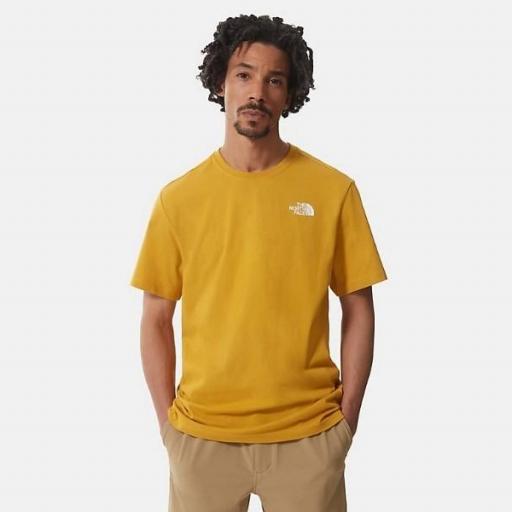 THE NORTH FACE Camiseta M S/S Red Box Arrowwood Yellow [0]