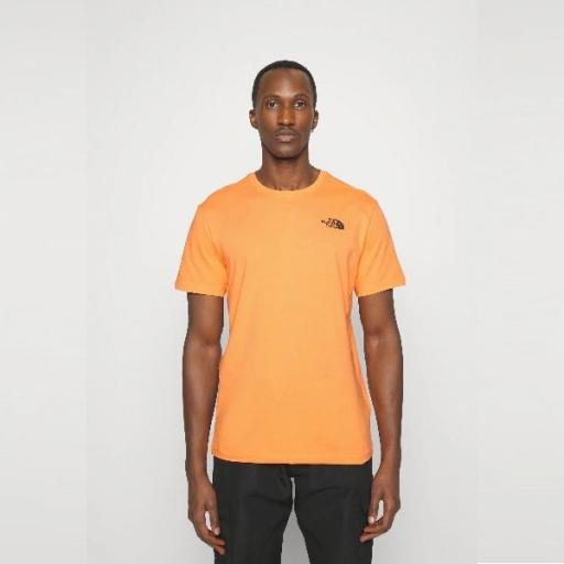 THE NORTH FACE Camiseta M S/S Red Box Dusty Coral Orange [1]