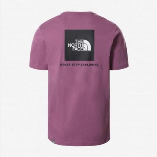 THE NORTH FACE Camiseta M S/S Red Box Pikes Purple [1]