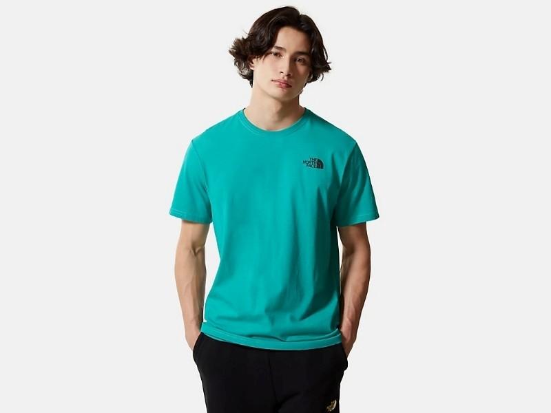 THE NORTH FACE Camiseta M S/S Red Box Porcelain Green