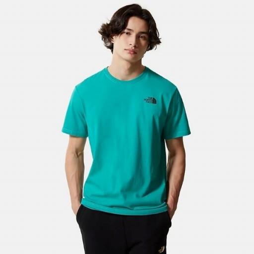 THE NORTH FACE Camiseta M S/S Red Box Porcelain Green [0]