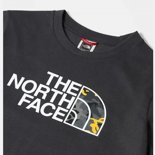 THE NORTH FACE Camiseta Niño Easy Asphalt Grey-Summit Gold Camo [3]