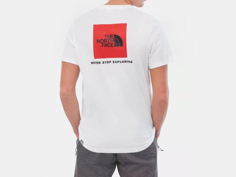 THE NORTH FACE Camiseta SS Red Box White