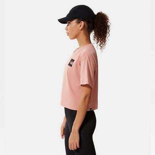 THE NORTH FACE Camiseta W Cropped Fine Tee Rose Dawn [3]