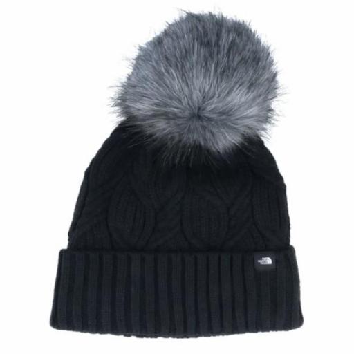 THE NORTH FACE Gorro Oh Mega Fur Pom TFN Black [1]