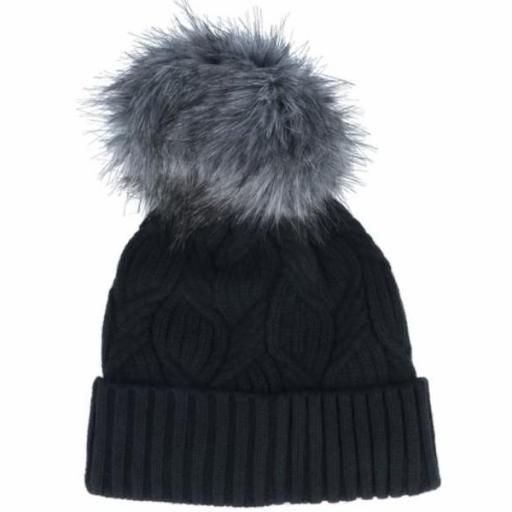 THE NORTH FACE Gorro Oh Mega Fur Pom TFN Black [0]