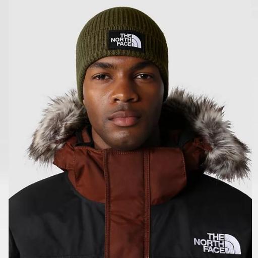 THE NORTH FACE Gorro TNF Logo Box Cuffed Beanie Military Olive [0]