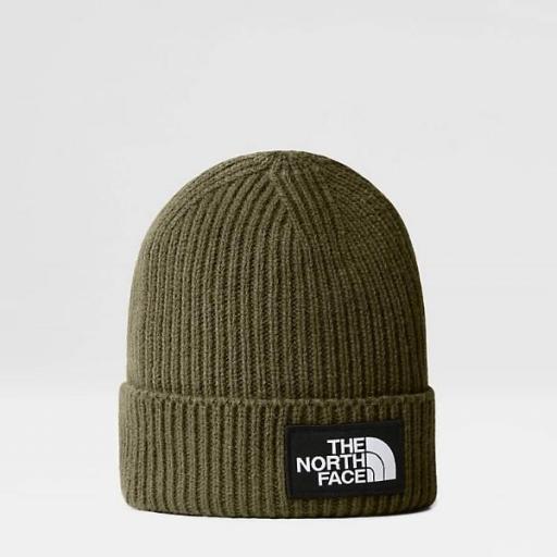 THE NORTH FACE Gorro TNF Logo Box Cuffed Beanie Military Olive [1]
