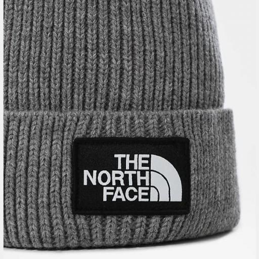 THE NORTH FACE Gorro TNF Logo Box Cuffed Beanie TNF Medium Grey Heather [3]