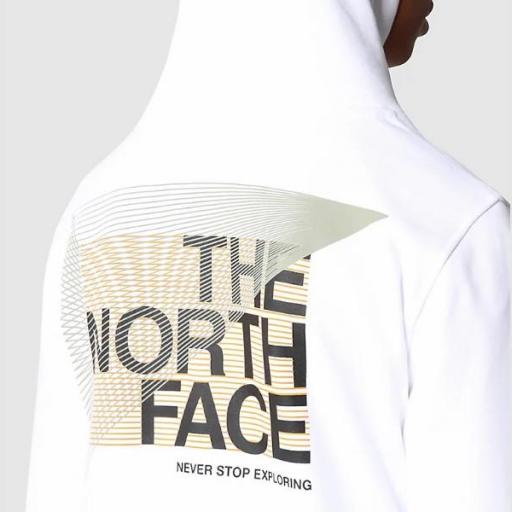 THE NORTH FACE Sudadera Niño B Graphic P/O Hoodie TNF White [2]