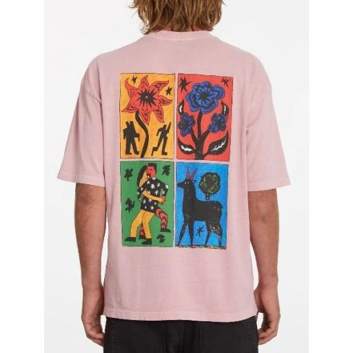 VOLCOM Camiseta Bob Mollema SST 2 Pink [0]