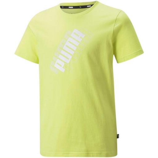 Camiseta Puma Power Logo Boys Green 847296 29