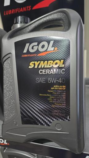 IGOL SYMBOL CERAMIC 5W40 5 LITROS