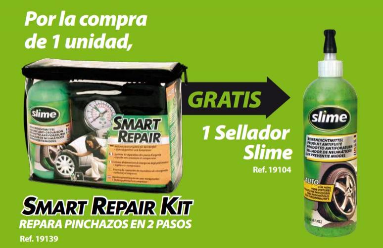 Kit Reparador de Pinchazos Smart Repair Slime