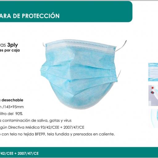Mascarilla 3ply , disponible a partir del 25/04/2020 , realiza tu reserva ( pago contrareembolso no acepta reserva ) [0]