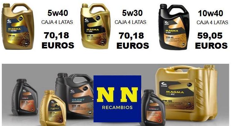 REPSOL 5W40 5 LATAS: 138,95 € - RECAMBIOS NN