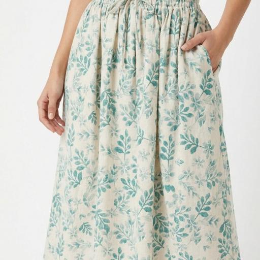 Falda midi Botánica  [1]