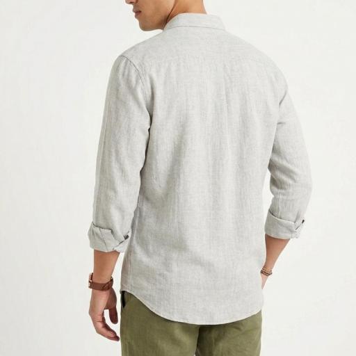 Camisa lino gris [3]