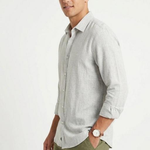 Camisa lino gris [2]