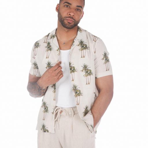 Camisa Hawaiana Palmeras [1]