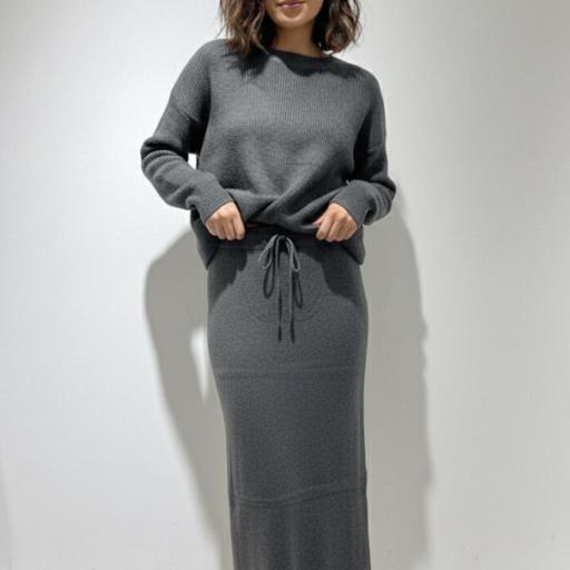 Falda punto Gris [1]