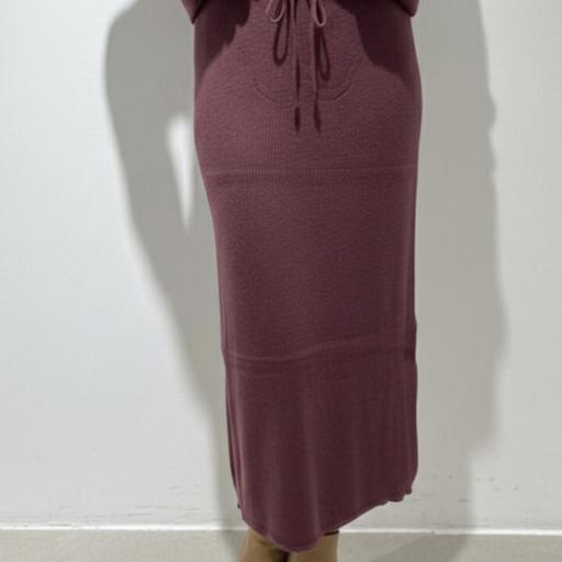 Falda punto Burdeos [0]