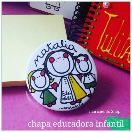 Chapa Educadora Infantil