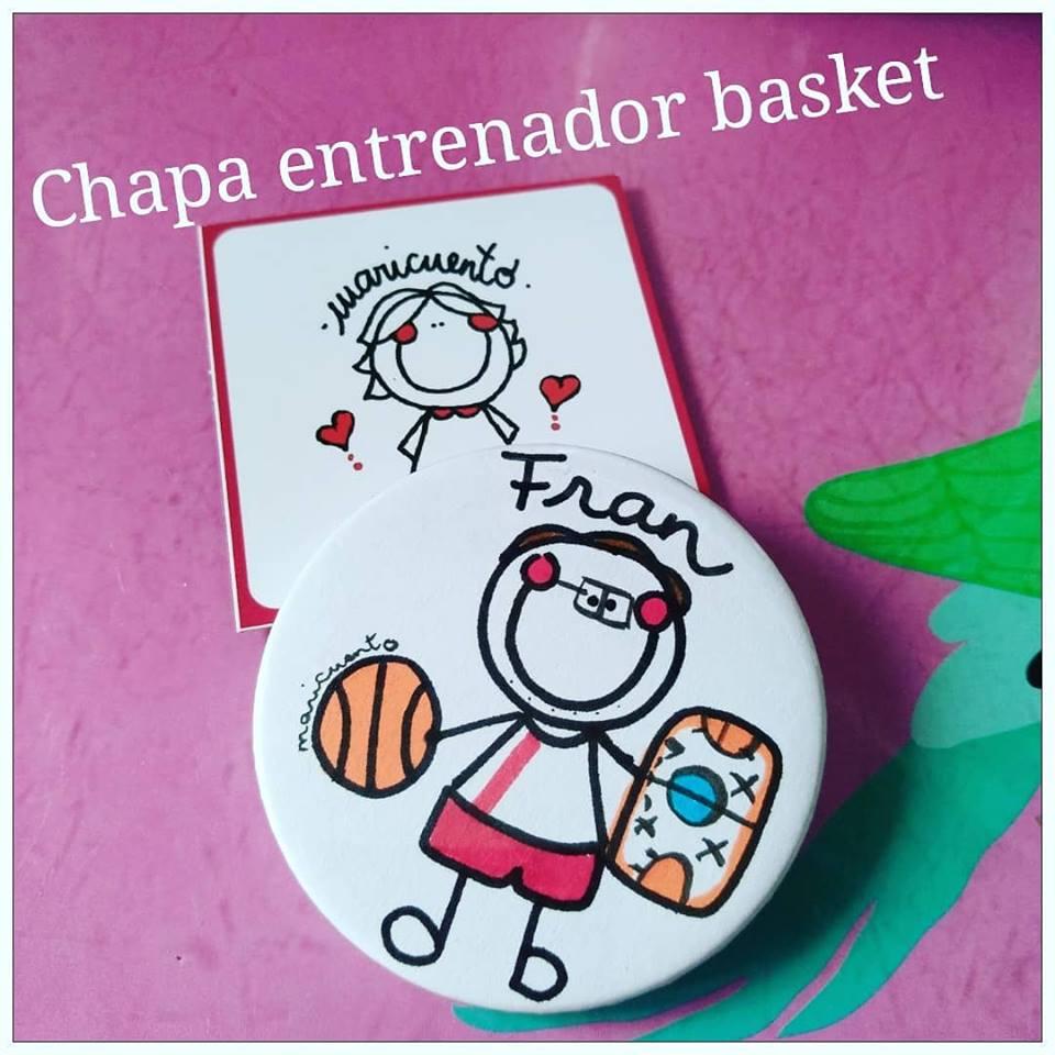Chapa entrenador basket