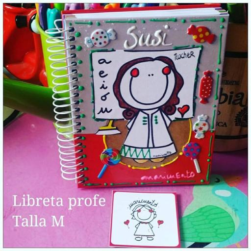 Libreta Teacher. Talla M.