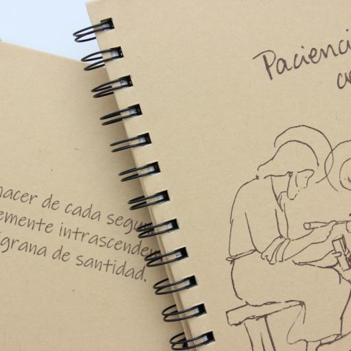 Paciencia creadora | Cuaderno kraf goma [1]