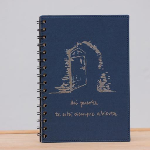 Mi puerta te está siempre abierta | Cuaderno espiral color