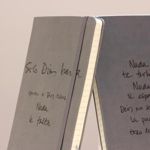 Nada te turbe | Cuaderno color gris marengo [1]