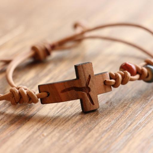 Pulsera cruz de olivo Mod. 1008 [1]