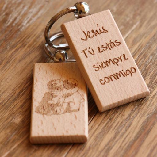 Llavero 'Jesús, Tú estás siempre conmigo' Mod. 866