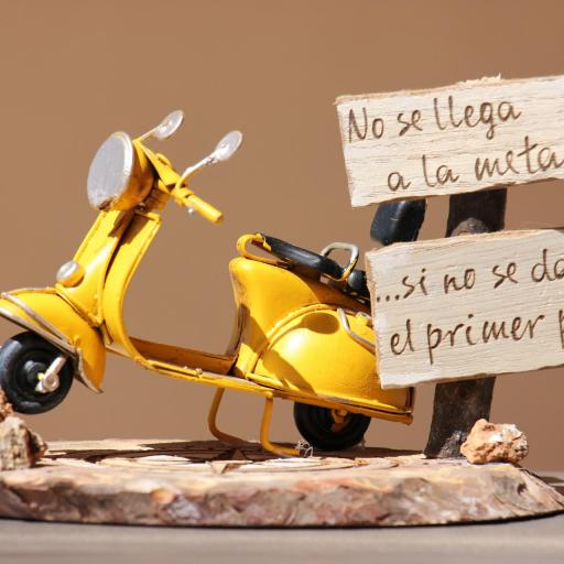 No se llega a la meta si no se da el primer paso | K117 [0]